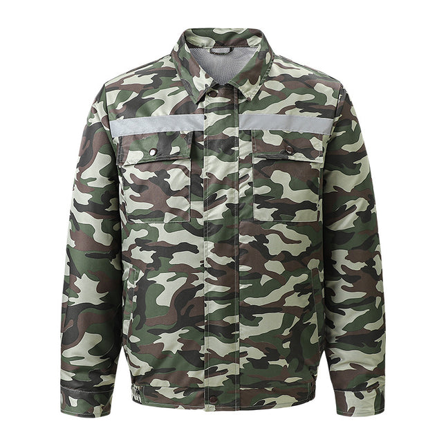 Summer Air-Conditioned Clothing, Sun-Protective Shirts with Fans, Workwear, Camouflage Clothing, Welding Work Shirts, Breathable Workwear