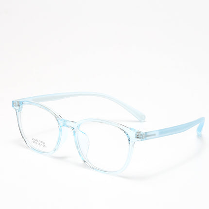In-Stock Youth Eyeglass Frames Tr90 for Primary and Secondary School Students, Square Style, Fresh and Simple Design, Unisex Eyeglass Frames and Lenses