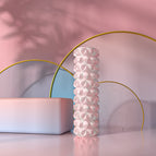 30cm: Diamond foam shaft-white powder