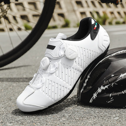 Road Bike Lock Shoes, Bicycle Riding Shoes, Lock-Free Summer Hard-Soled Mountain Bike Breathable and Wear-Resistant Professional Cycling Lock Shoes