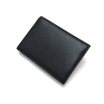 Cross-Border Simple Genuine Leather Business Soft Leather Card Holder Men's Credit Card Cowhide Card Holder Girl's Id Cosmetics Bag