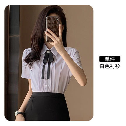 Professional suit women's waistcoat workwear hotel front desk strap vest jewelry store beautician work clothes temperament suit