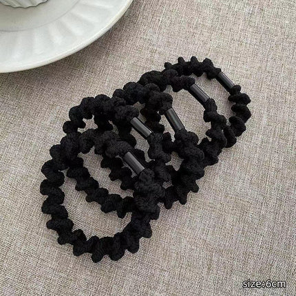 Simple Elegant Durable High Elastic Women's Hair Rope Rubber Tendon Hair Ring Thickened High Ponytail Headwear Hair Rope Hair Accessories