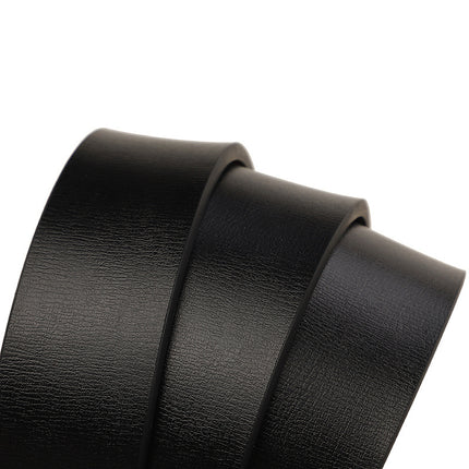 Cross-Border Headless Pin Buckle Belt Men's Genuine Leather Belt Men's High-End Niche Light Luxury Men's Accessories Wholesale New Style