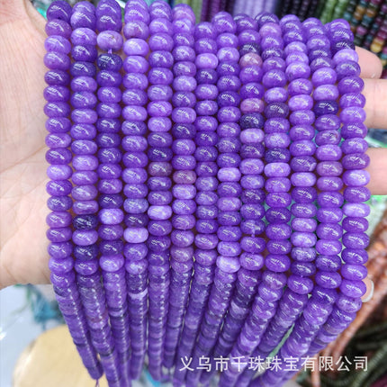5X8Mm Natural Stone Agate Spacer Beads Abacus Beads Spacer Beads Loose Beads Handmade DIY Necklace Bracelet Jewelry Batch