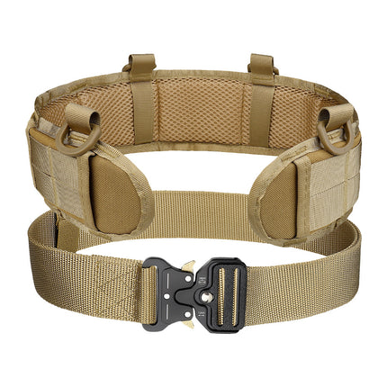 Cross-Border Cobra Buckle Tactical Waist Belt Set Outdoor Multi-Functional Nylon Quick-Release Belt Real-Life Cs Outer Belt