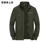 617 thickened army green top / 165/M [45.00 kg-55.00 kg]]