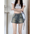 Retro trendy shorts 008 / Xs【below 42.5kg】