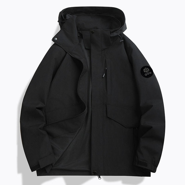 Cross-Mirror New Spring and Autumn Thin Jacket for Men and Women, Workwear, Windproof, Waterproof, Versatile Casual Jacket for Men