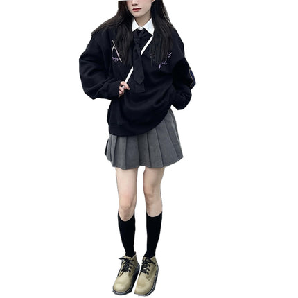 Pleated Skirt Women's Spring and Autum Outer Wear 2025 New High-Waist Slim Jk Short Skirt Student Petite A-Line Skirt