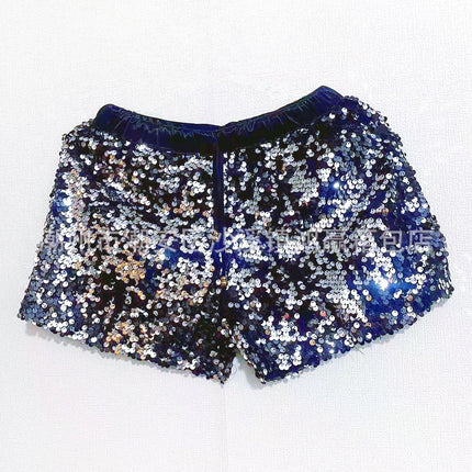 2025 New Fashion Heavy Industry Beaded Shorts with Stylish Waist All-match Embroidered Sequins Shorts Outer Wear Night Shop Performance Pants