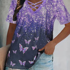 purple butterfly / S