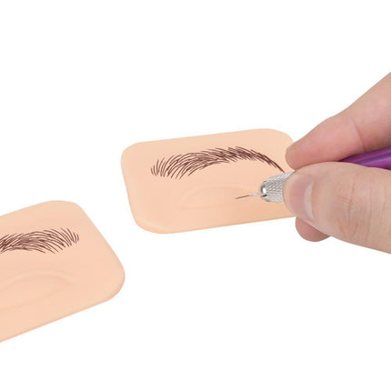 Embroidery Silicone Eyebrow Eye Exercise Leather Stereo Exercise Paste 3D Exercise Leather Novice Exercise Eyebrow Module