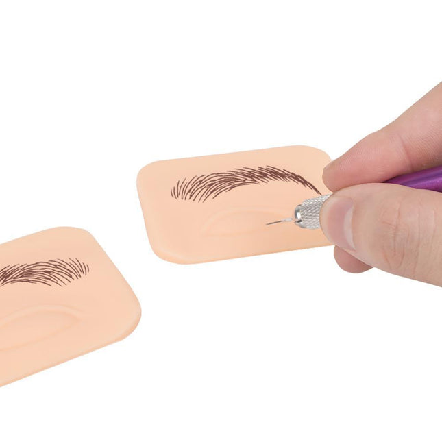 Embroidery Silicone Eyebrow Eye Exercise Leather Stereo Exercise Paste 3D Exercise Leather Novice Exercise Eyebrow Module