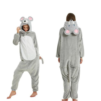 Cross-Border Supply Rogue Rabbit Husky Cartoon One-Piece Pajamas Mickey Mouse Amazon Best-Selling Christmas Home Clothes