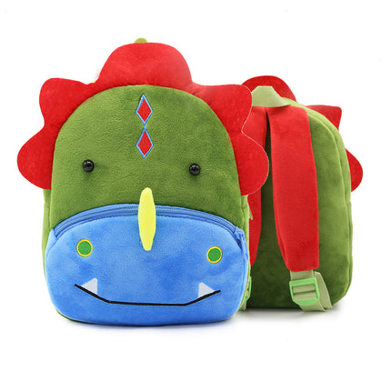 Cute Cartoon Animal Children's Backpack Stall Supply Backpack Kindergarten Plush Backpack Children's Bag Orderable Printing