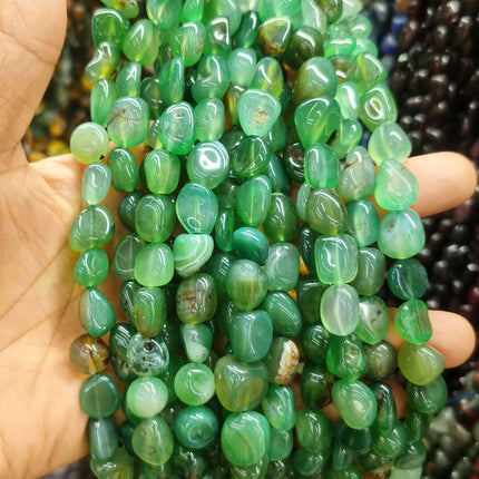 8-10mm natural stone loose beads amethyst agate straight hole gravel diy jewelry accessories amorphous beads