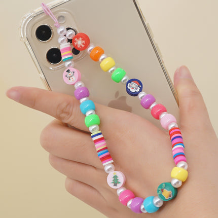 Factory direct supply handmade beaded mobile phone lanyard bluetooth speaker lanyard flashlight fan selfie stick U disk sling