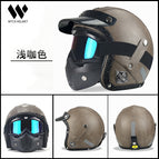 M（55-56CM） / Skin pattern brown + mask goggles