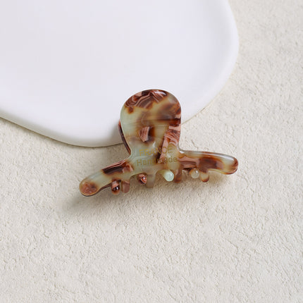 Acetate Small Claw Clip Half-Up Hair Shark Clip for Women, Suitable for the Back of the Head, Hairpin for Thin Hair, High-End Hair Accessory