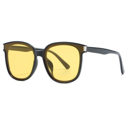 2026 Large Square Frame High-End Sunglasses Korean Style Face-Covering Small Face-Enhancing Sunglasses Anti-Uv Sunglasses for Women