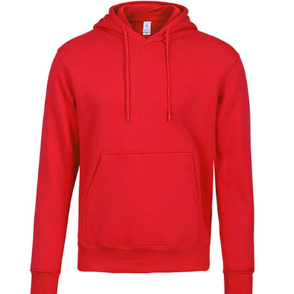 330g Heavy Cvc Fleece-Lined European Size Hooded Pullover Flap Pocket Pants Sweatshirt for Adults and Men with Customizable Printing New Style