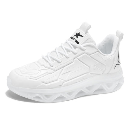 Men's Shoes Spring New Casual sneaker Couple's White Shoes Fashion Low-top Mesh Drip Plastic Breathable Running Shoes