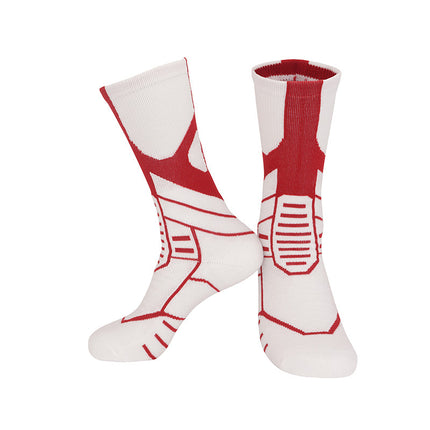 Professional Basketball Socks, Breathable and Comfortable, Towel Bottom Shock-Absorbing Adult Sports Socks, Mid-Tube Non-Slip Sweat-Absorbent Training Socks Wholesale