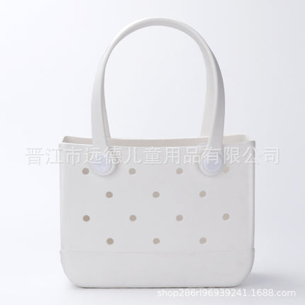[9.9 Yuan] [Random] [Slightly Defective] Eva Beach Bag Hole Bag Satchel Handbag Waterproof Travel Sand