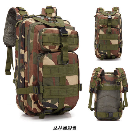 Multi-functional camouflage backpack outdoor sports military fans hiking bag shoulder 3p tactical backpack factory direct batch
