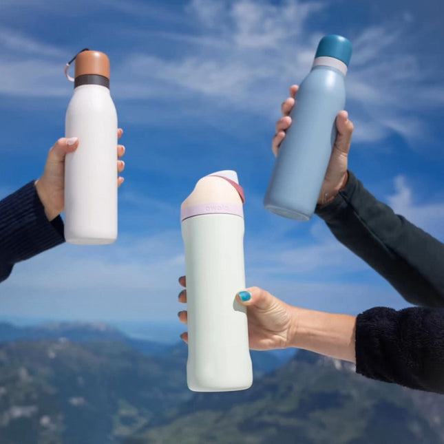 Stainless steel thermos mug Macaron color matching large capacity sports water bottle ins fashion outdoor portable with portable cup