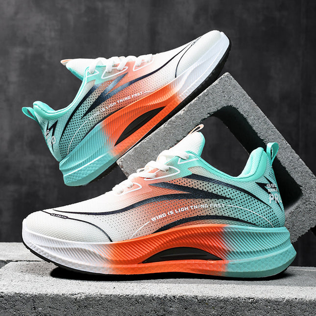 Cross-Border 2025 Spring and Summer Men's Running Shoes New Mesh Sports Casual Shoes for Teenagers and Students Trendy Ins Shoes Dropshipping