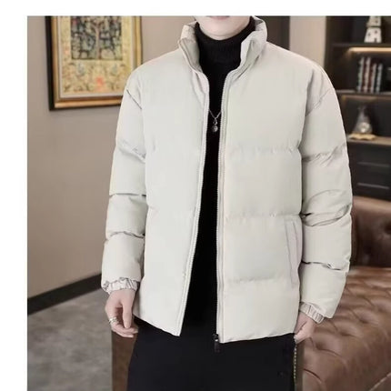 Winter Youth Stylish Cotton Jacket for Boys, Thickened Warm Padded Sports Casual Coat, Thickened Cold-Proof
