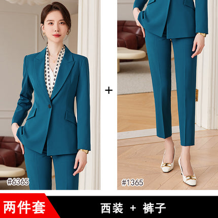 Suit Women's Autumn Fashion Elegant Goddess Style Professional Dress ol Suit Dress Jewelry Store Work Clothes Fixture