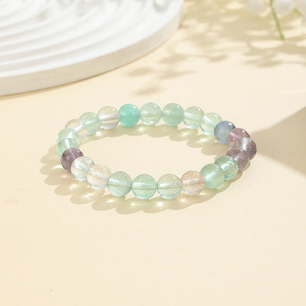 European and American Cross-Border Hot-Selling Popular Jewelry 8mm Natural Stone Bracelet Amethyst Tiger Eye Stone Agate Bracelet Jewelry