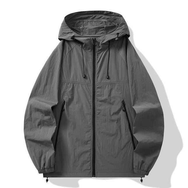 Summer Sun Protection Clothing for Couples, Men and Women, Outdoor Skin Clothing, Summer Light and Breathable Couple Loose Sun Protection Clothing Jacket