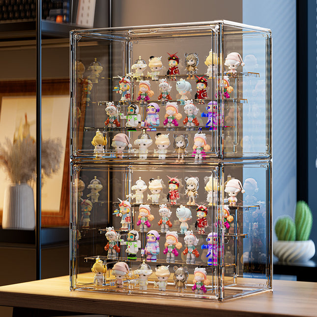 Blind Box Storage Display Stand Desktop Transparent Dustproof Acrylic Lego Bubble Mate Storage Cabinet Hand Display Box