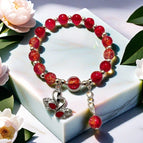 Ad03 wukong red heart-shaped swan bracelet