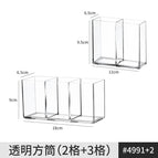Transparent square tube (2 grids + 3 grids)