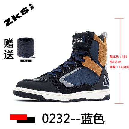 Cross-border motorcycle riding shoes motorcycle boots four seasons breathable anti-fall knight equipment road racing shoes parkour shoes four seasons