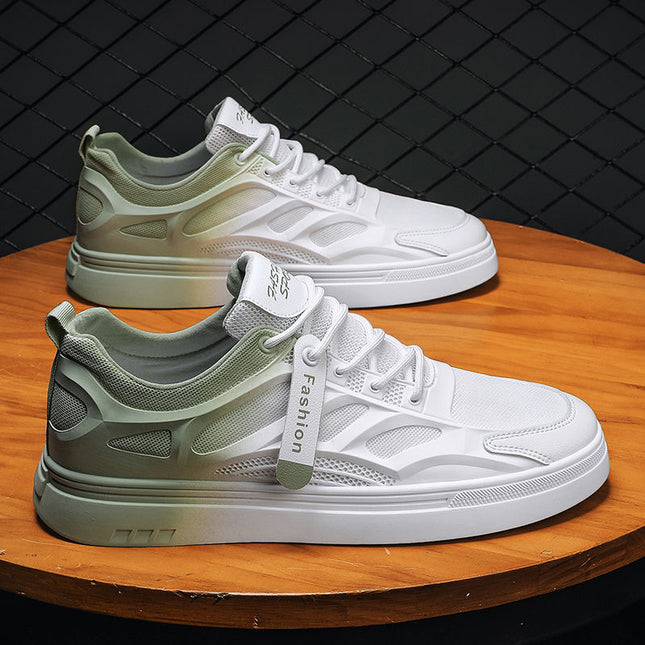 2022 New Men's Shoes, Summer Breathable Thin Mesh Casual White Sneakers, Versatile Sports Trendy Shoes