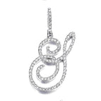 Silver single letter S