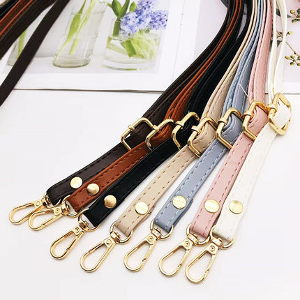 Adjustable Pu Women's Bag Shoulder Strap Single Shoulder Diagonal Bag Strap Handmade Bag Replacement Strap Mobile Phone Lanyard Luggage Accessories