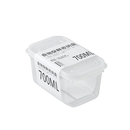 Fresh-keeping box food grade refrigerator special wholesale transparent plastic with lid fruit fresh-keeping frozen sealed food box