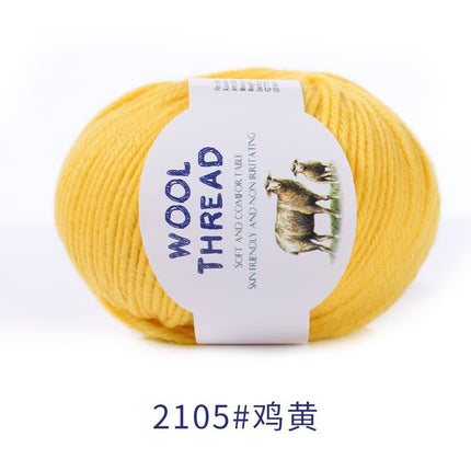 Cross-Border Wholesale Merino Wool Thread Handmade Stick Needle Hand Knitted Sweater Wool Pants Jacket Hat Scarf Shawl Thread