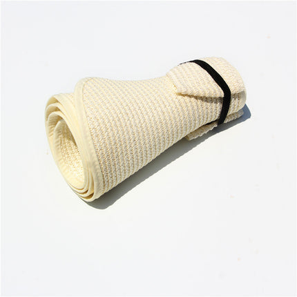 Summer Foldable Empty Top Straw Hat Women's Outdoor Portable Bow Big Cornice Sun Hat Fashion Cross Border Hat