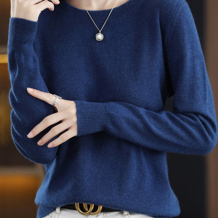 Cross-Border 2025 Autumn and Winter New Base Layer Sweater for Women, Plus Size Women's Clothing, Long-Sleeved Top, Knitwear, Winter Apparel