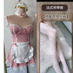 Dark pink + stockings / One size fits all