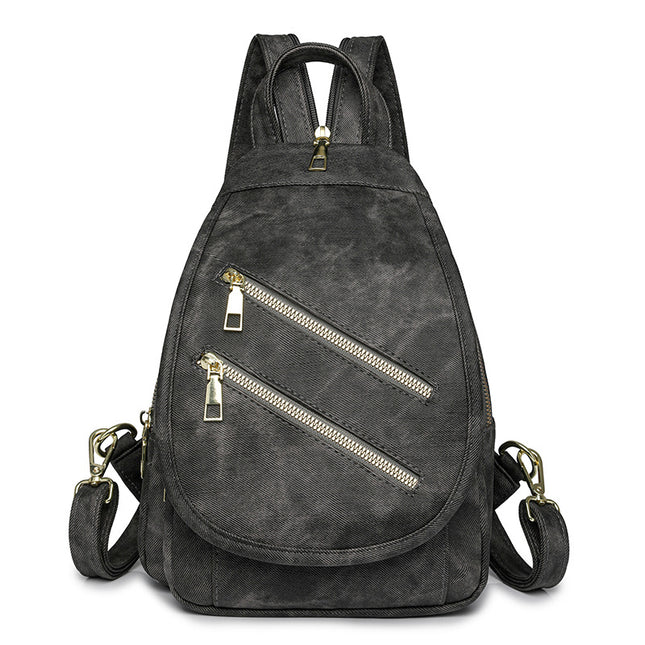Women's Backpack PU Soft Leather Multi-purpose Backpack Crossbody Bag Large Capacity Shoulder Bag Daily Travel Backpack