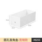 8253. polka dot right angle box-wide and short style 1 piece